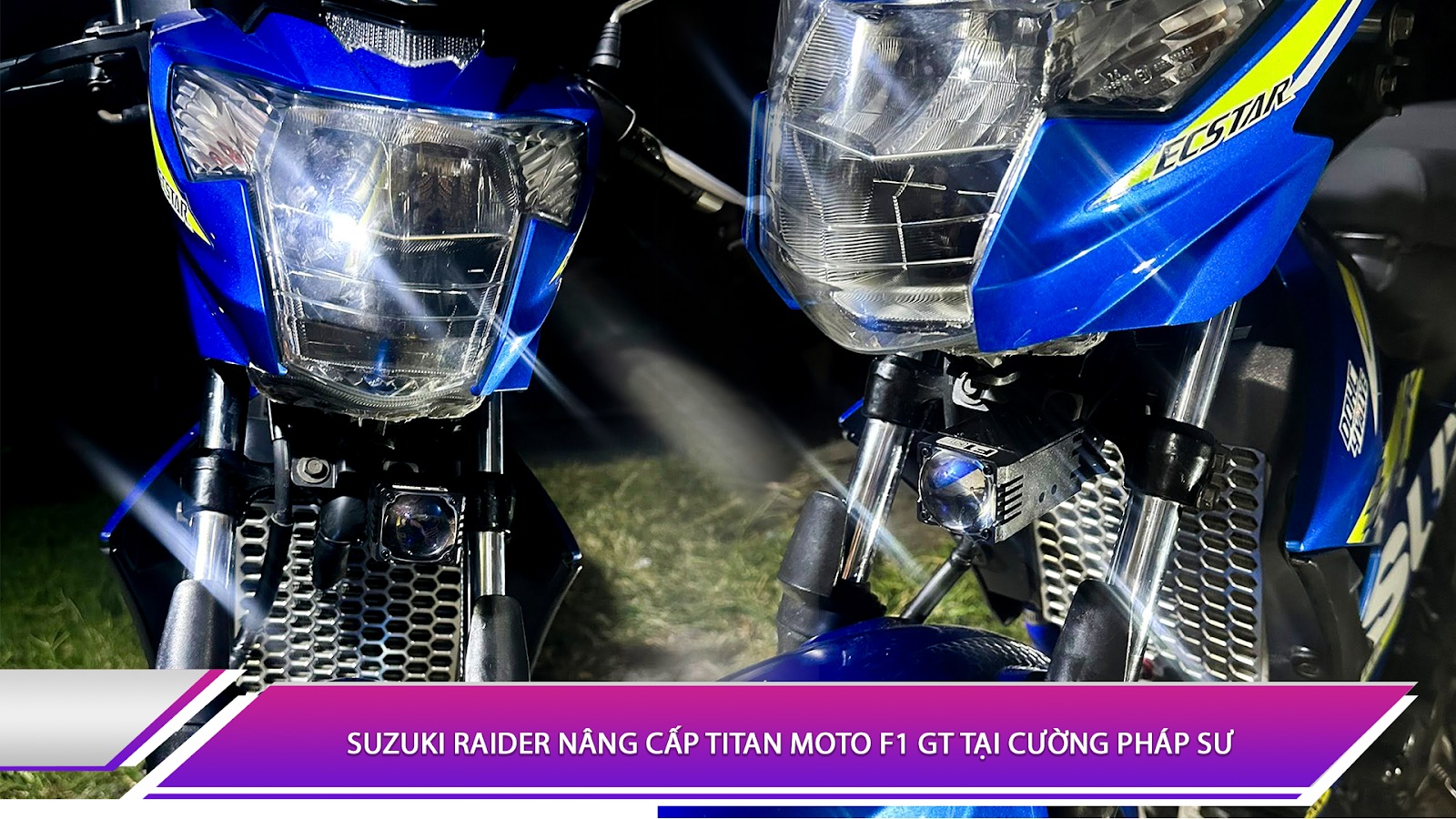 Suzuki Raider nâng cấp Titan Moto F1 GT tại Cường Pháp Sư
